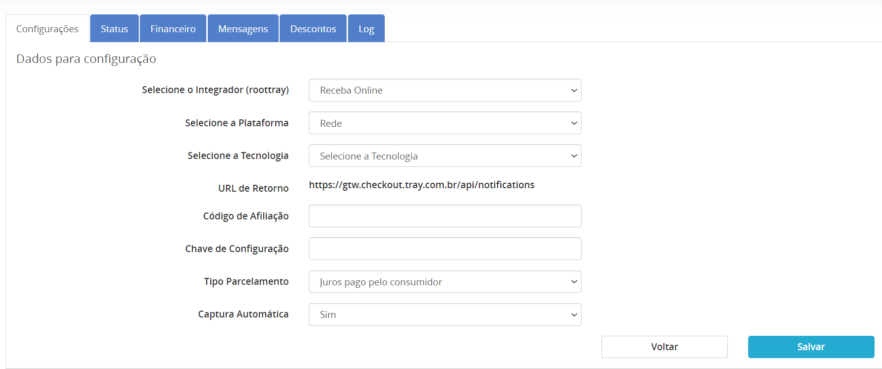 Como Habilitar A Rede Como Forma De Pagamento Tray Tecnologia Em Ecommerce Ltda 4264