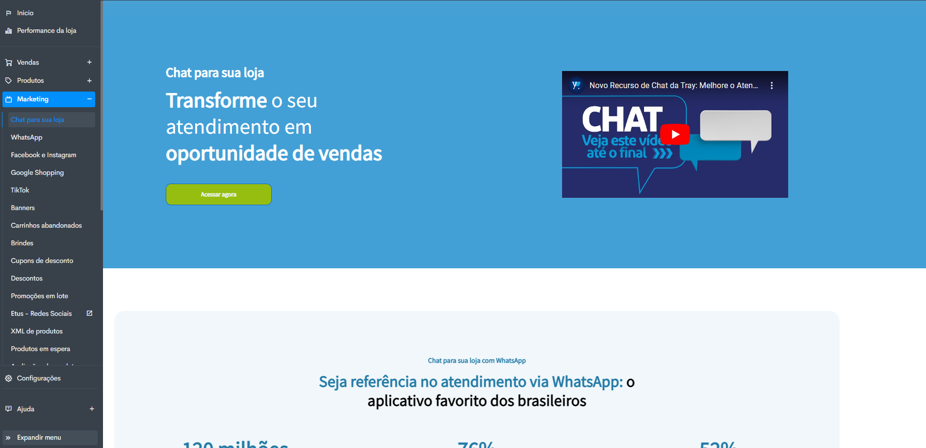 Como Realizar A Integração Com O Chat Da Tray Tray Tecnologia Em Ecommerce Ltda 1917