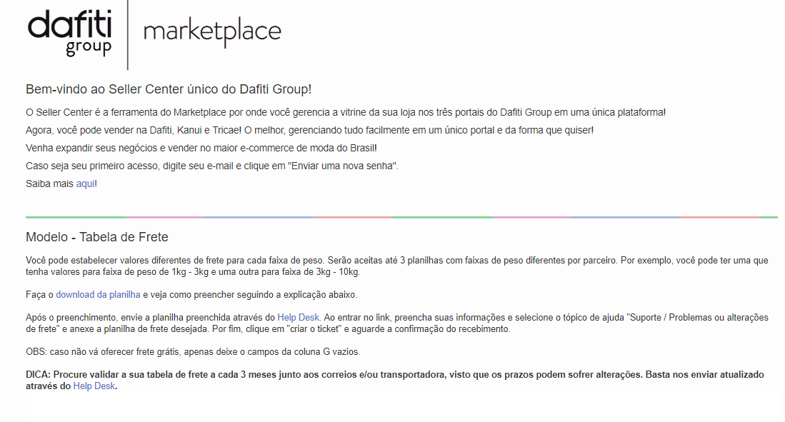 Aprenda tudo sobre a Dafiti marketplace