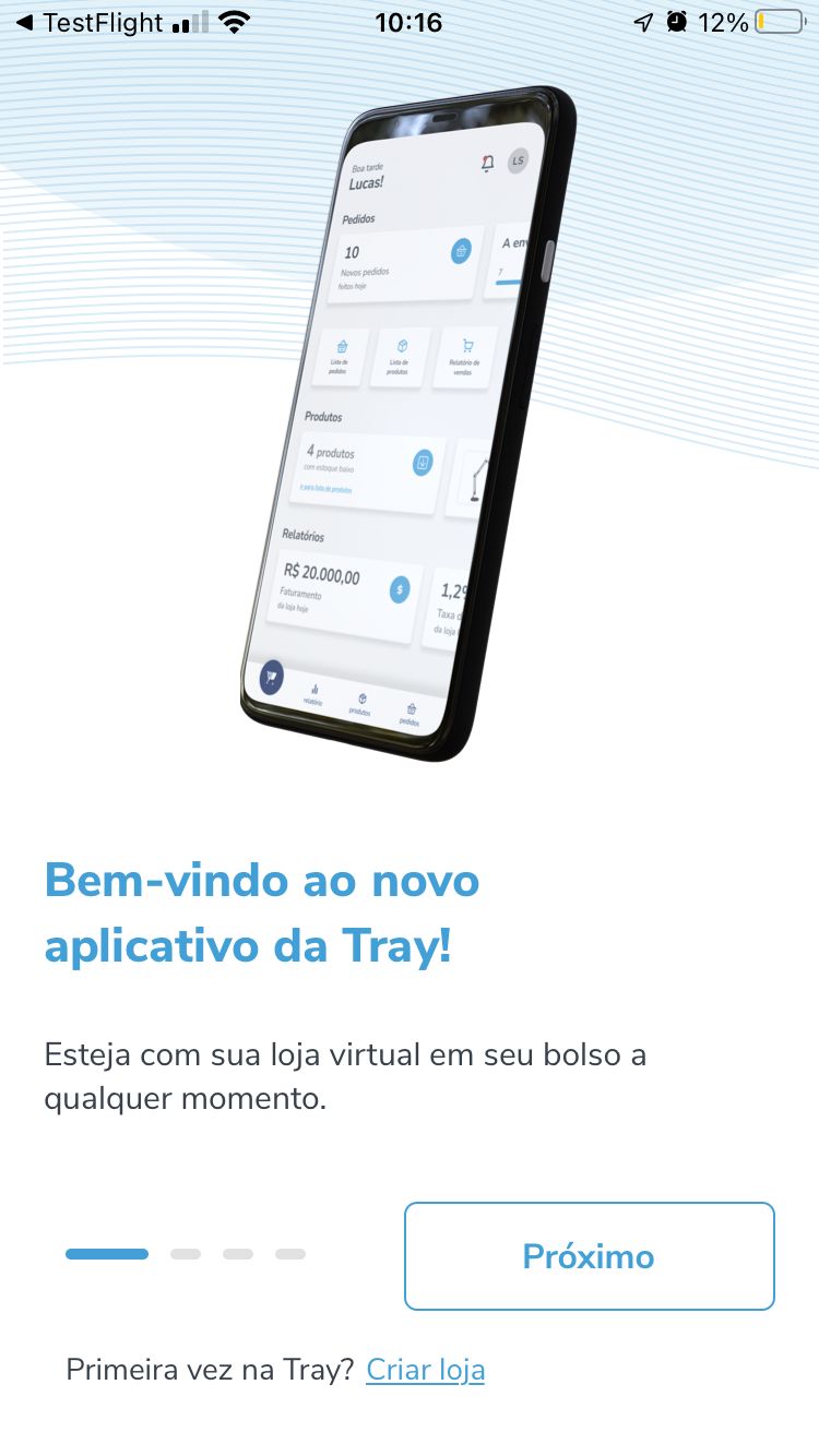 Como criar o app da minha loja tray - Mobile Stores